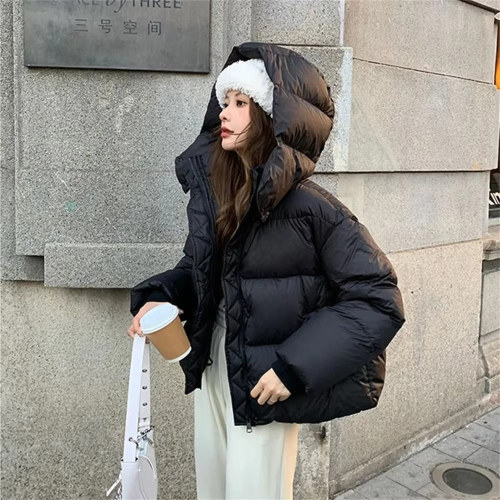Veste matelassée épaisse à capuche Adaure
