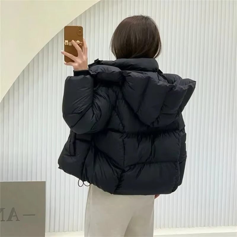 Veste matelassée épaisse à capuche Adaure