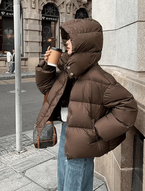 Veste matelassée épaisse à capuche Adaure