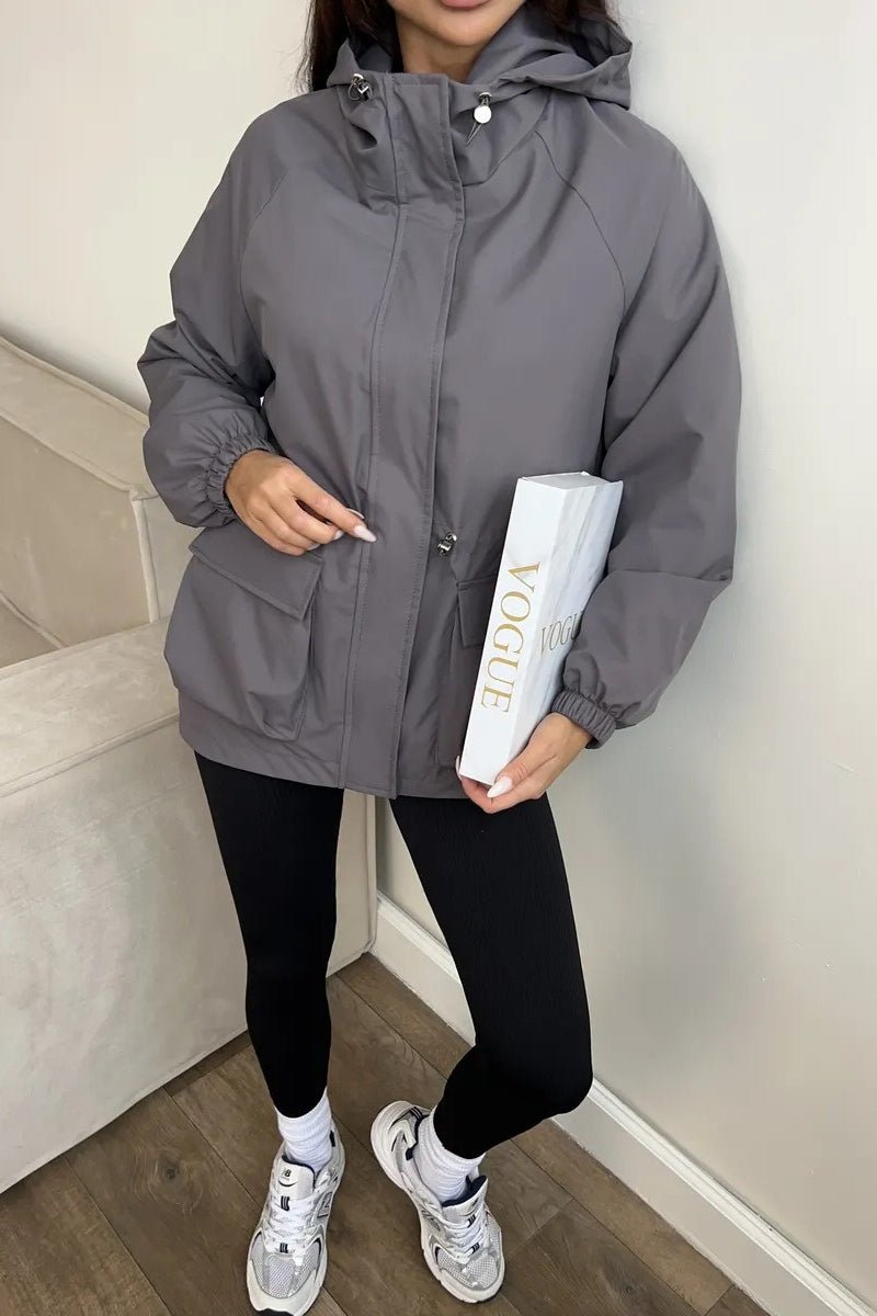 Veste imperméable à capuche Adelia
