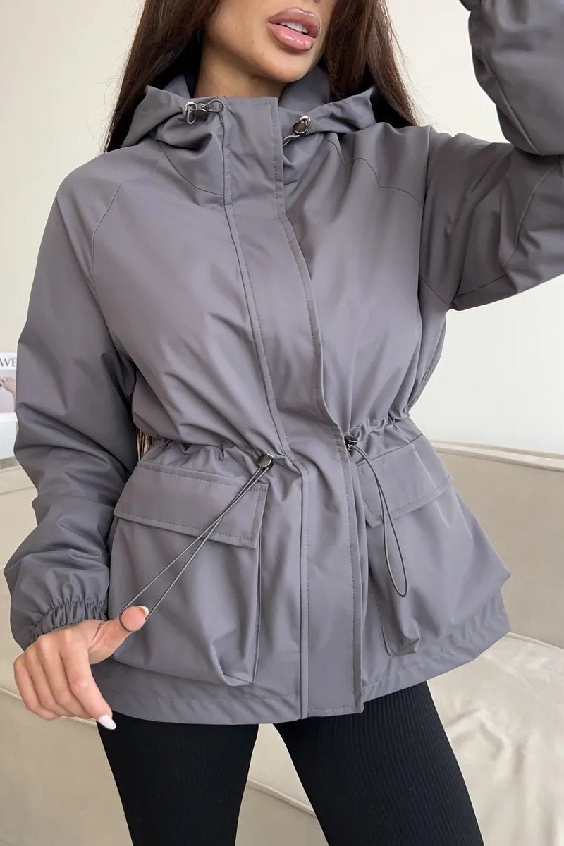 Veste imperméable à capuche Adelia