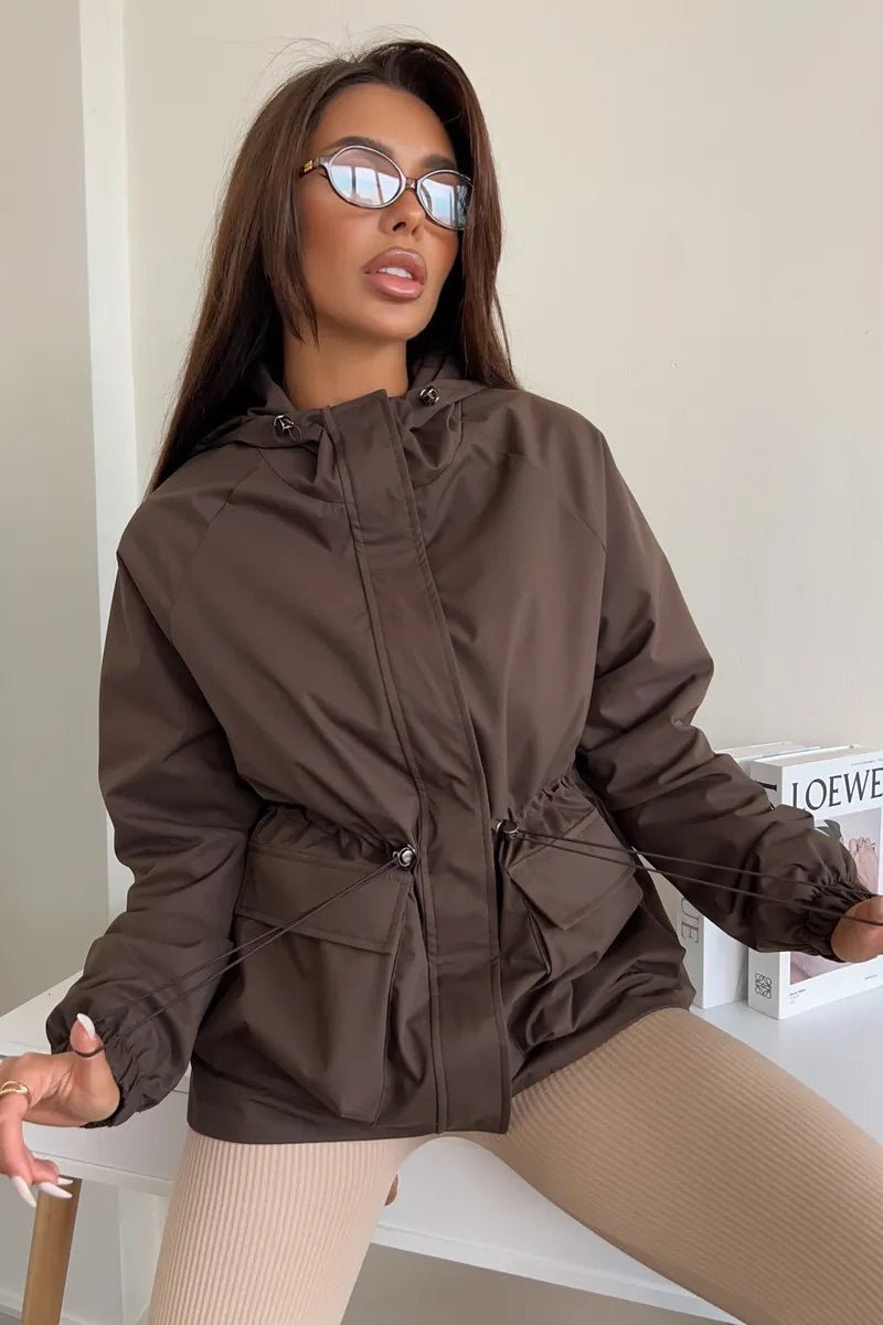 Veste imperméable à capuche Adelia