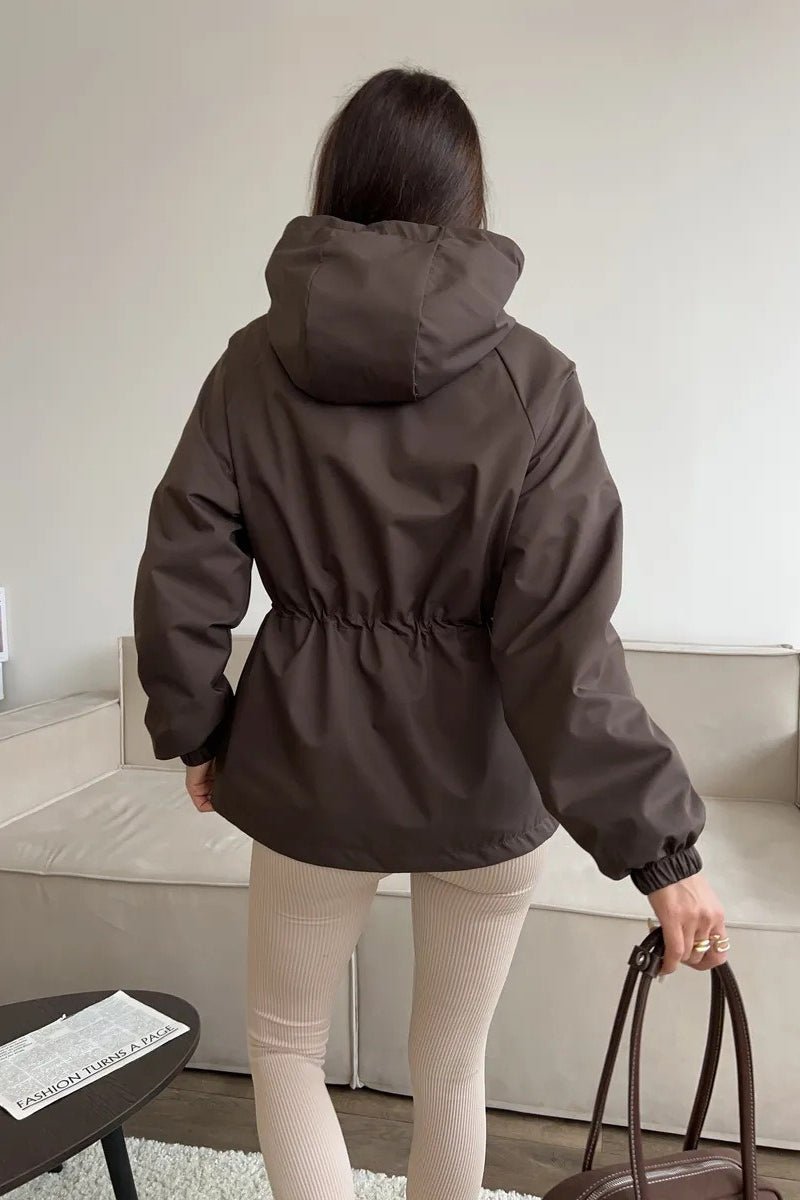 Veste imperméable à capuche Adelia
