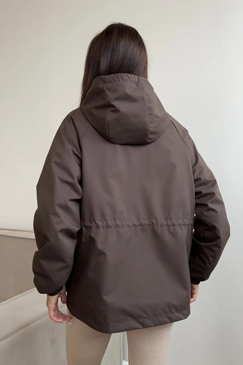 Veste imperméable à capuche Adelia
