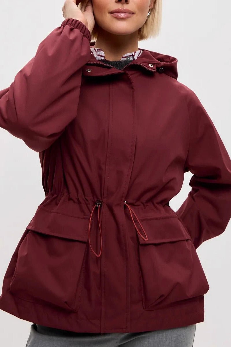 Veste imperméable à capuche Adelia