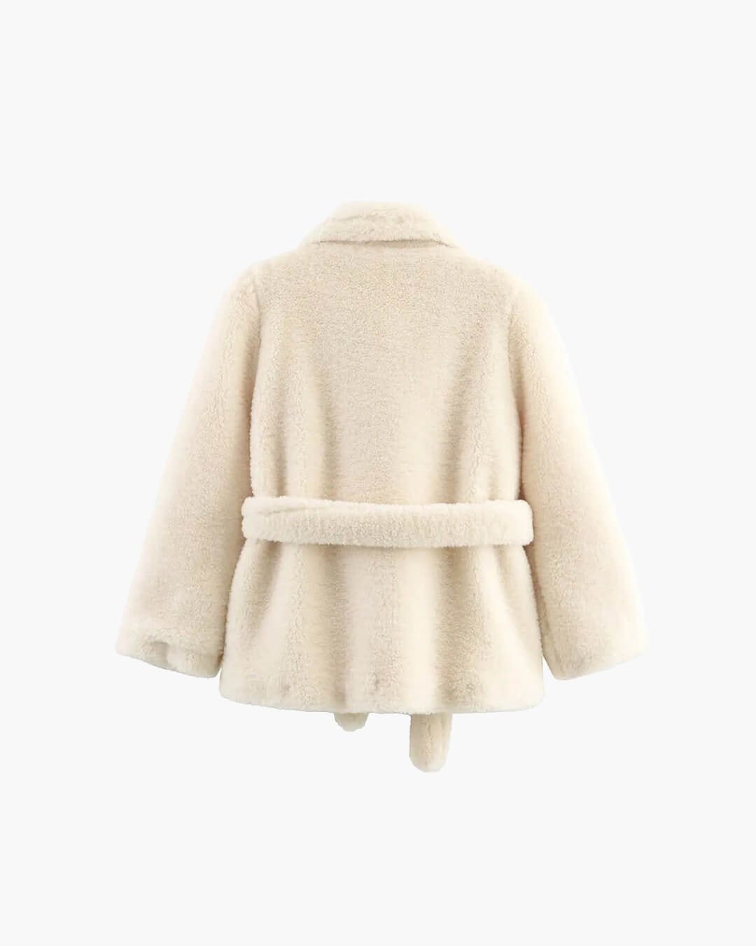 Aellinne Belted Faux Fur Coat