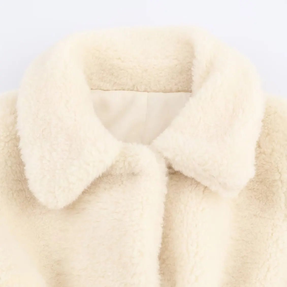 Aellinne Belted Faux Fur Coat