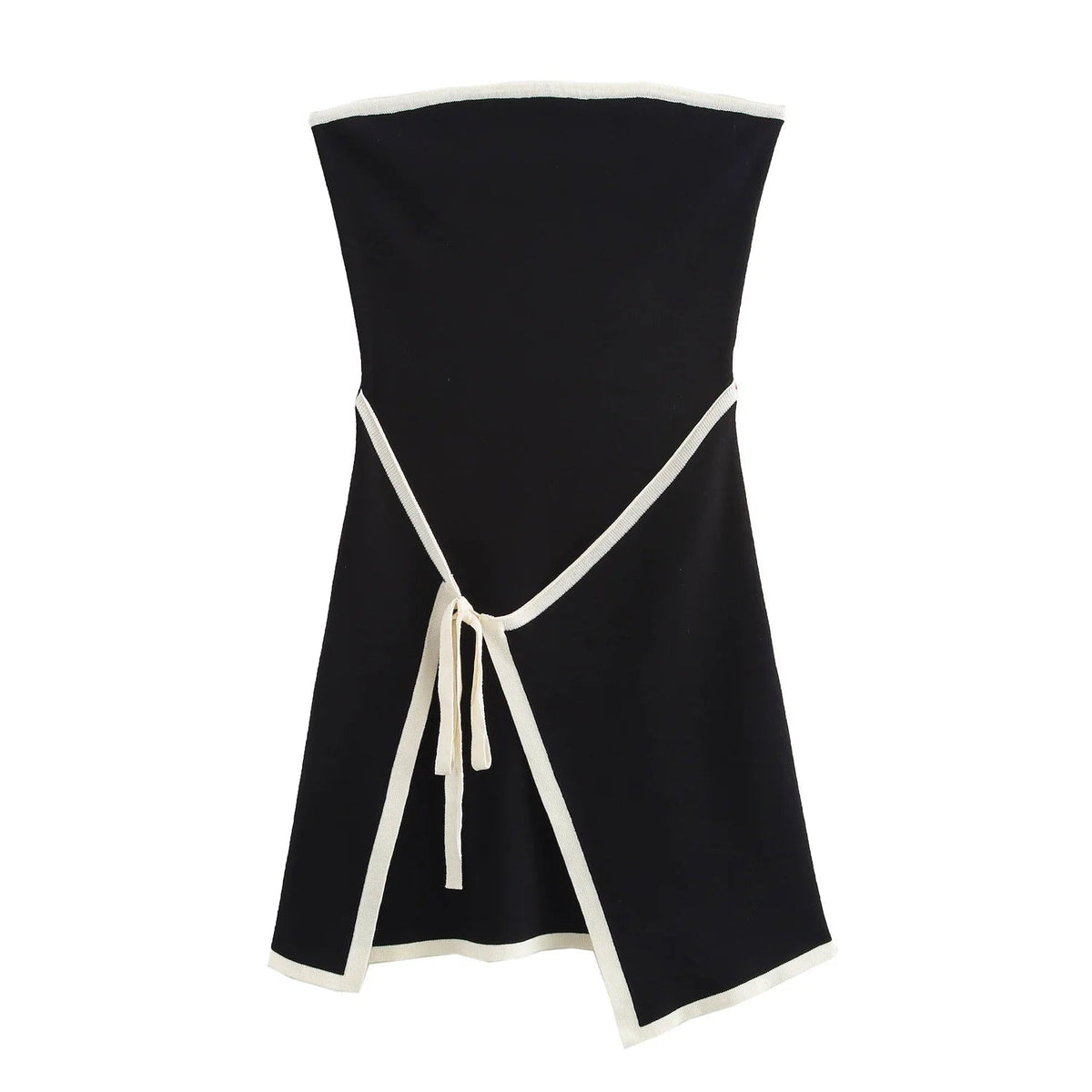 Mini-robe Ahana dos nu à lacets