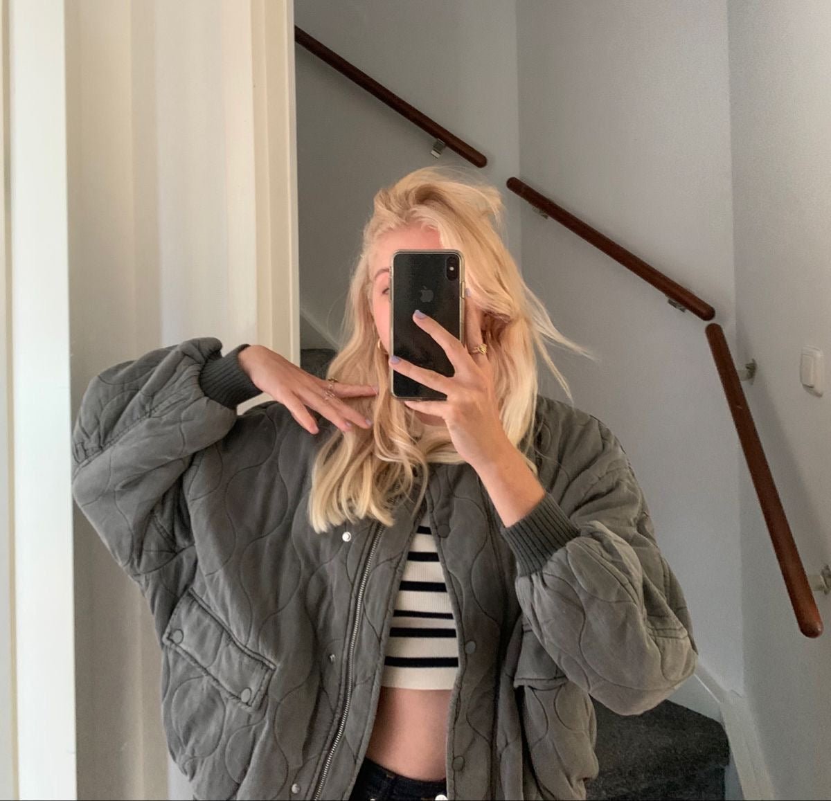 Blouson aviateur matelassé Aisima
