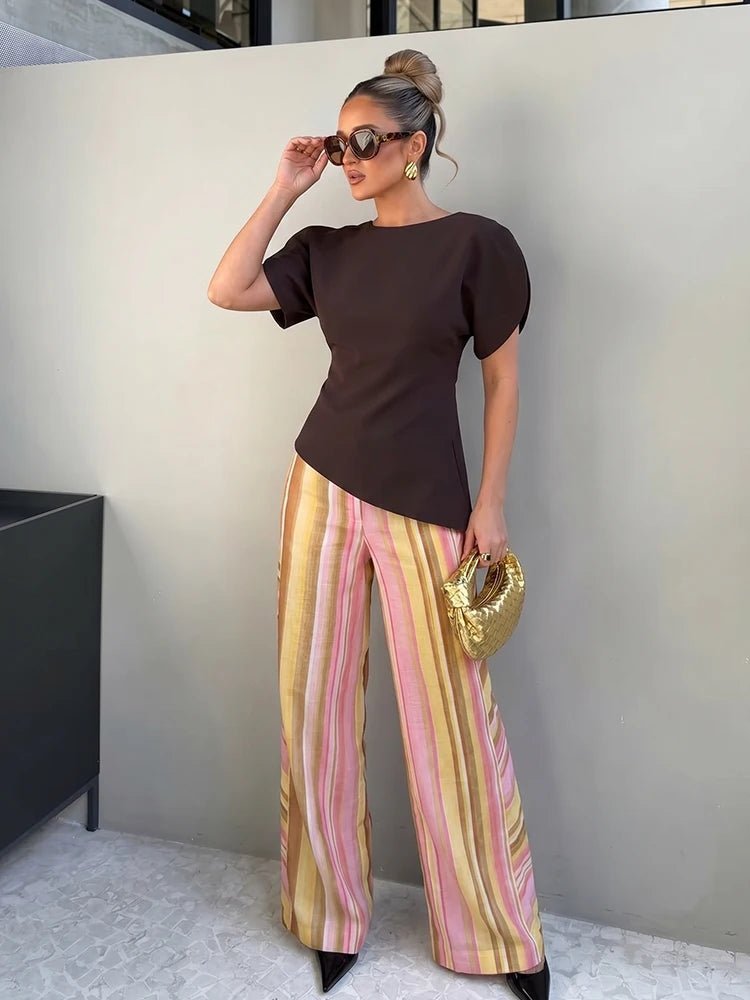 Pantalon palazzo ample Aislinn