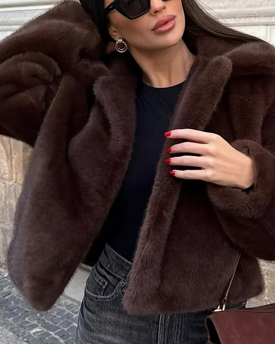 Veste en fausse fourrure Alexandra