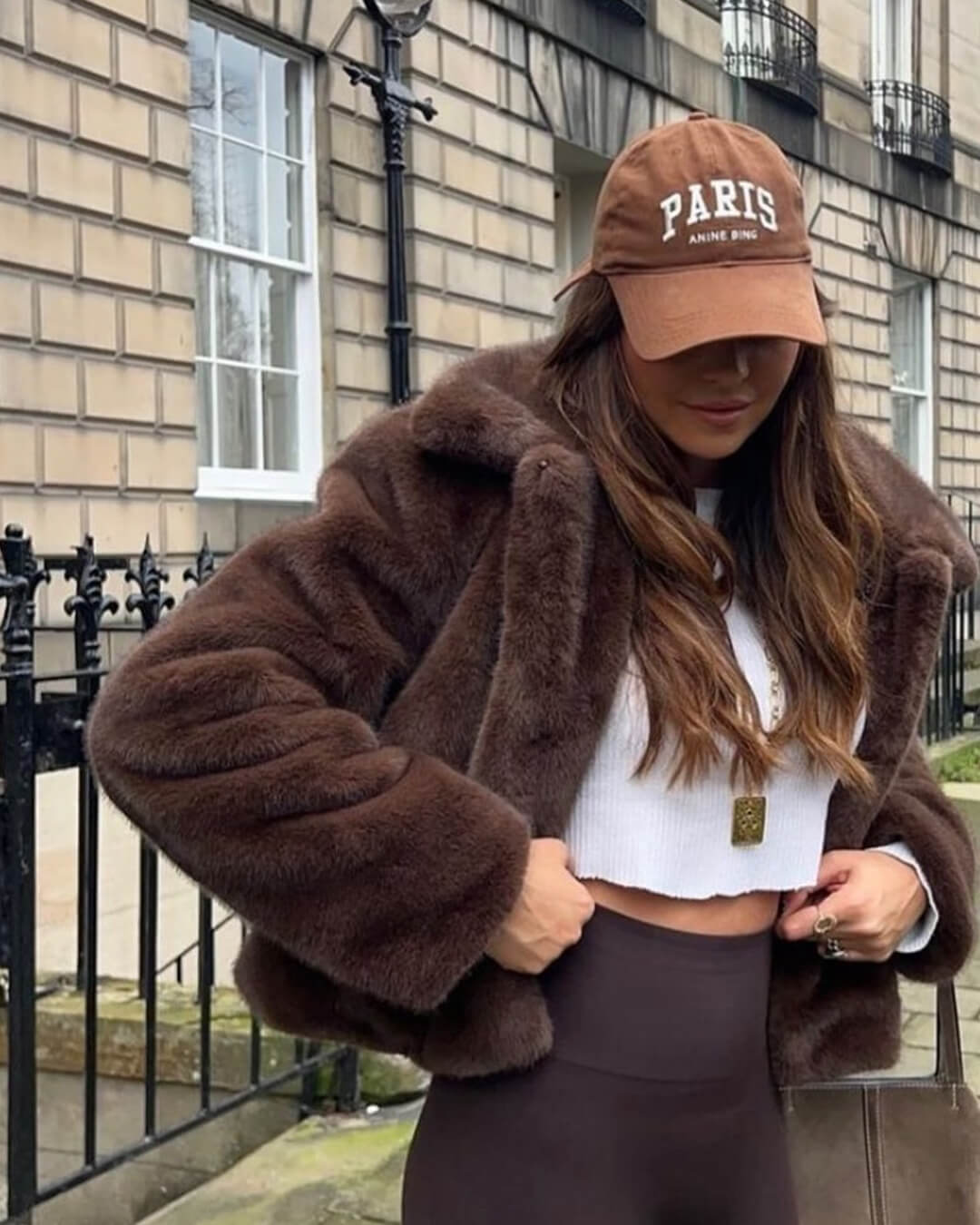 Veste en fausse fourrure Alexandra