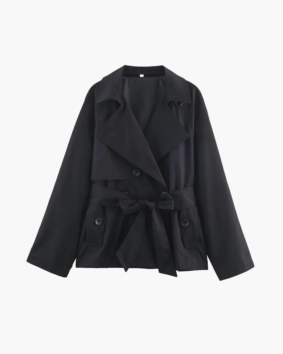 Trench-coat court Alianna ceinturé