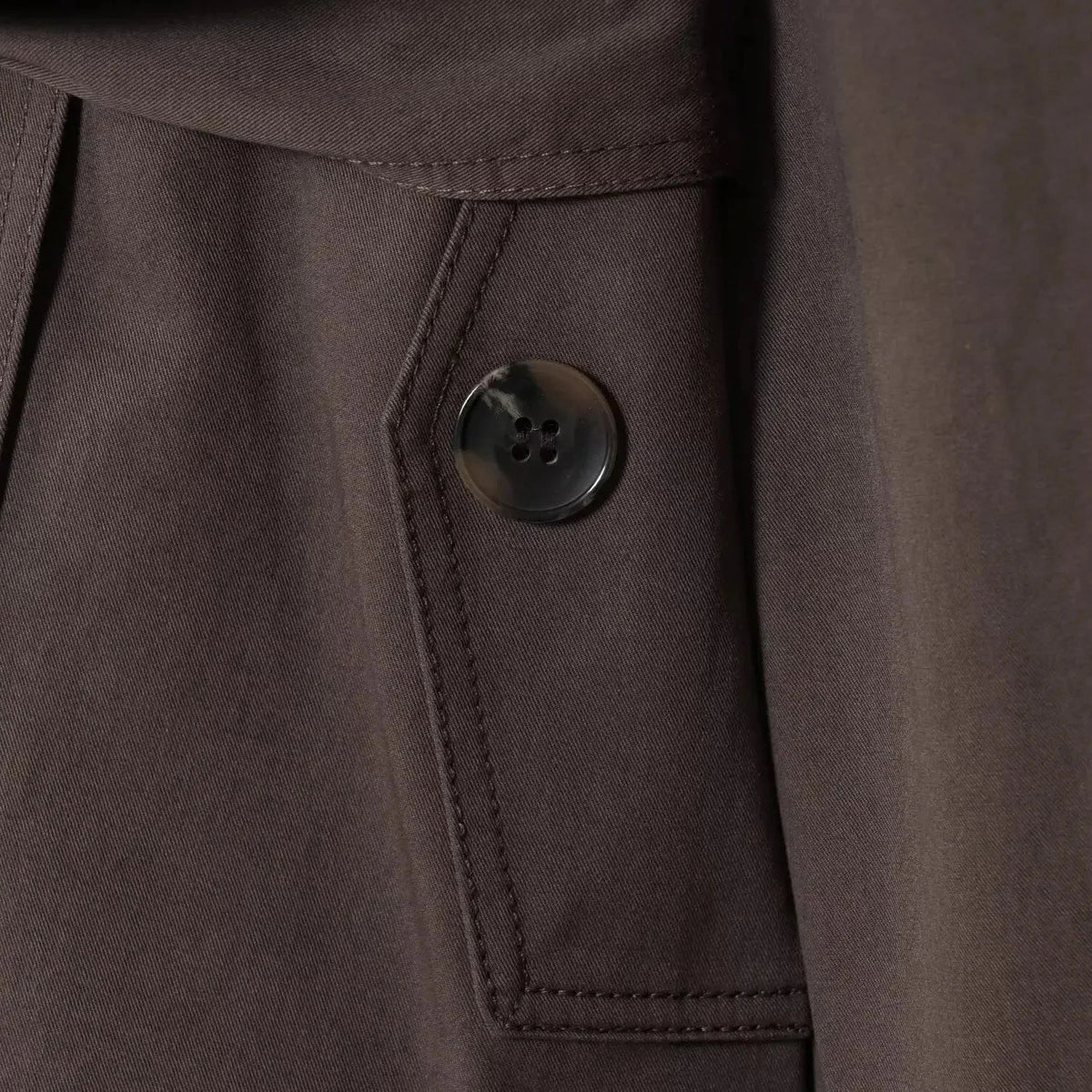 Trench-coat court Alianna ceinturé