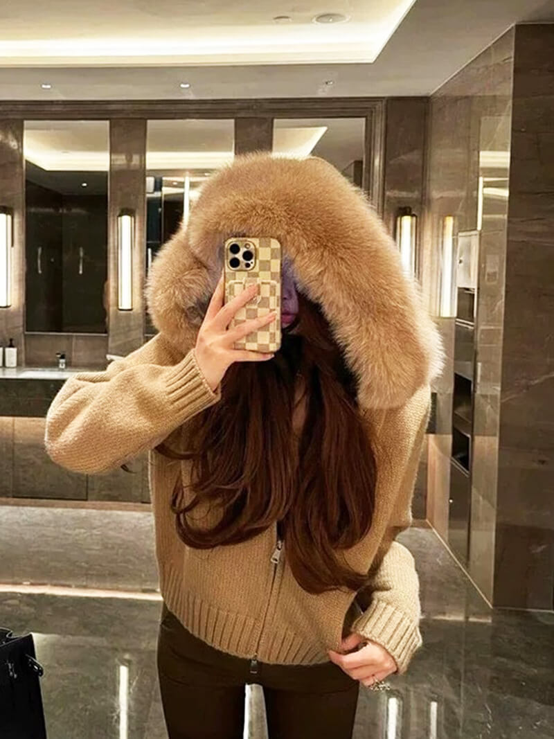 Veste en fausse fourrure Alison