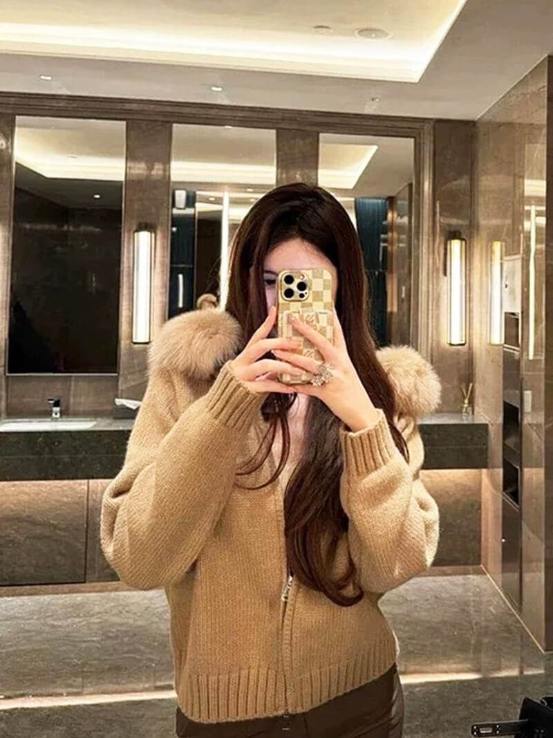 Veste en fausse fourrure Alison