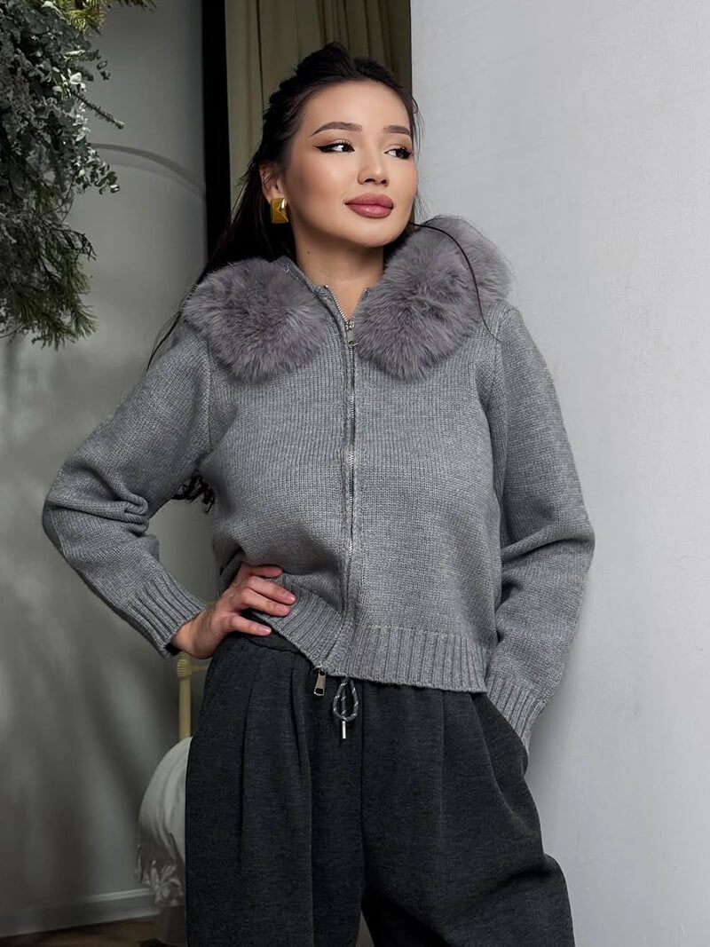 Veste en fausse fourrure Alison