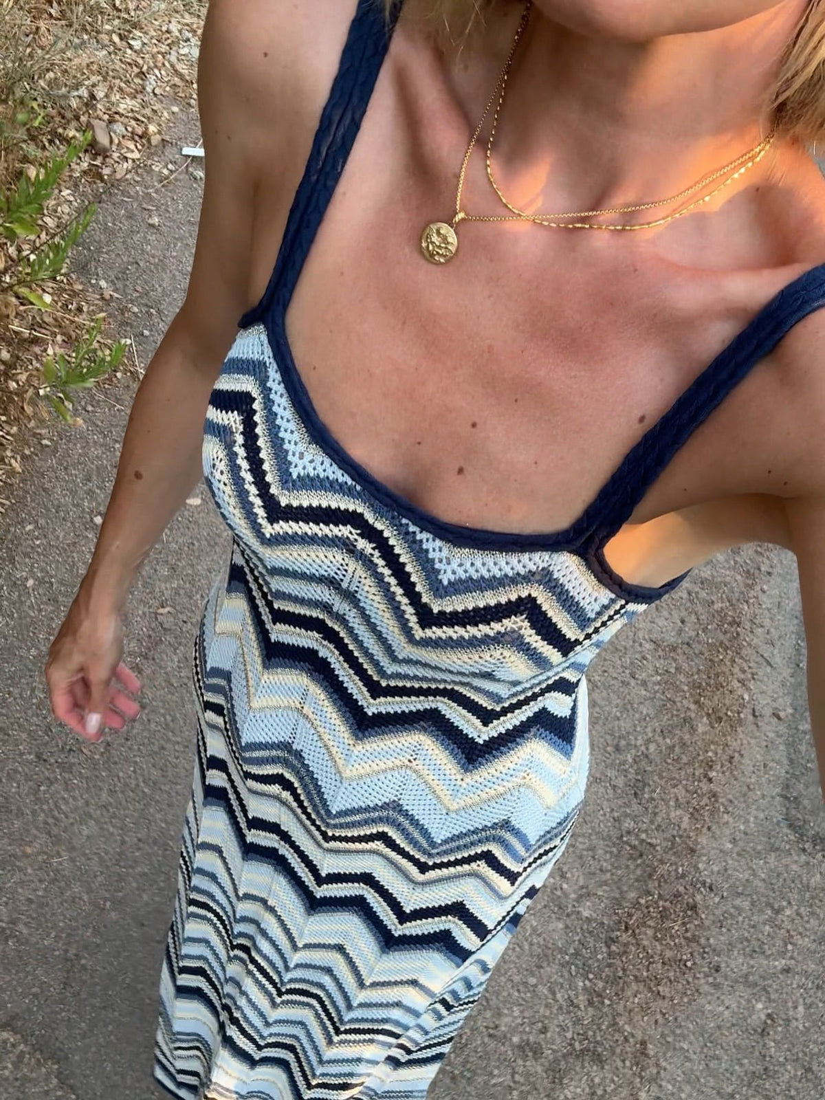 Robe de plage ajourée en crochet Allegra