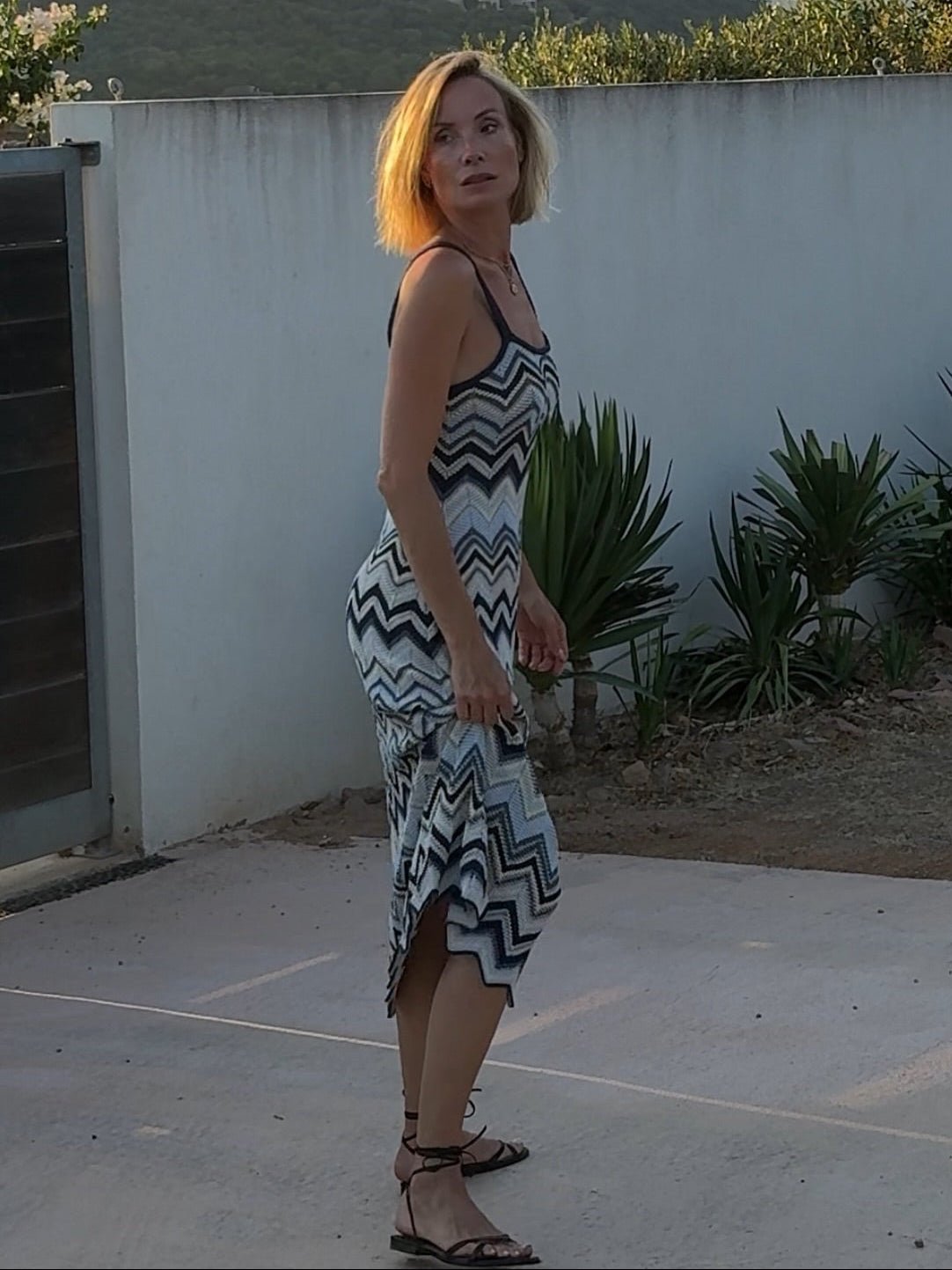 Robe de plage ajourée en crochet Allegra