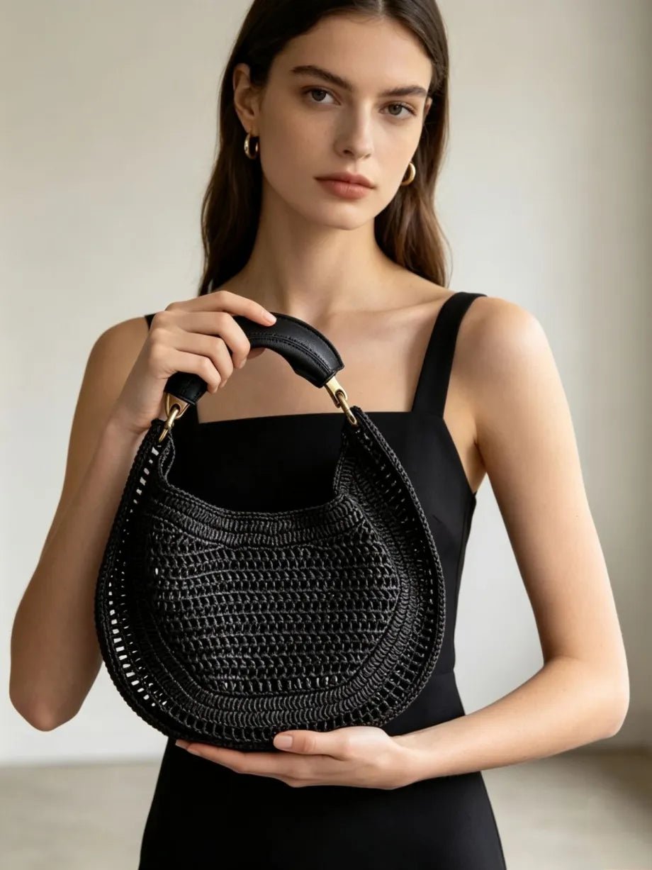 Sac hobo tressé Amanda