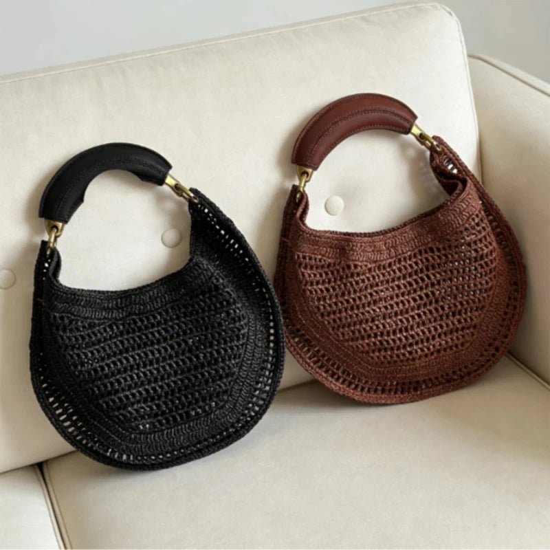 Sac hobo tressé Amanda