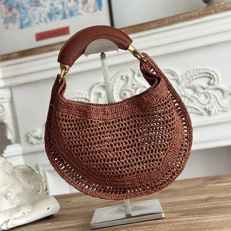 Sac hobo tressé Amanda