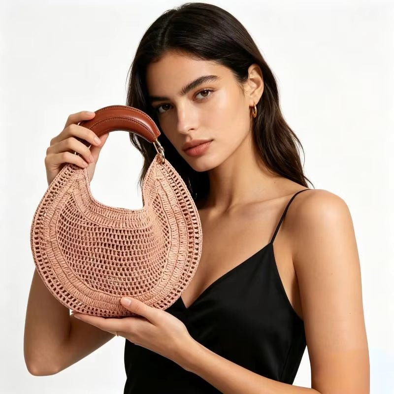 Sac hobo tressé Amanda