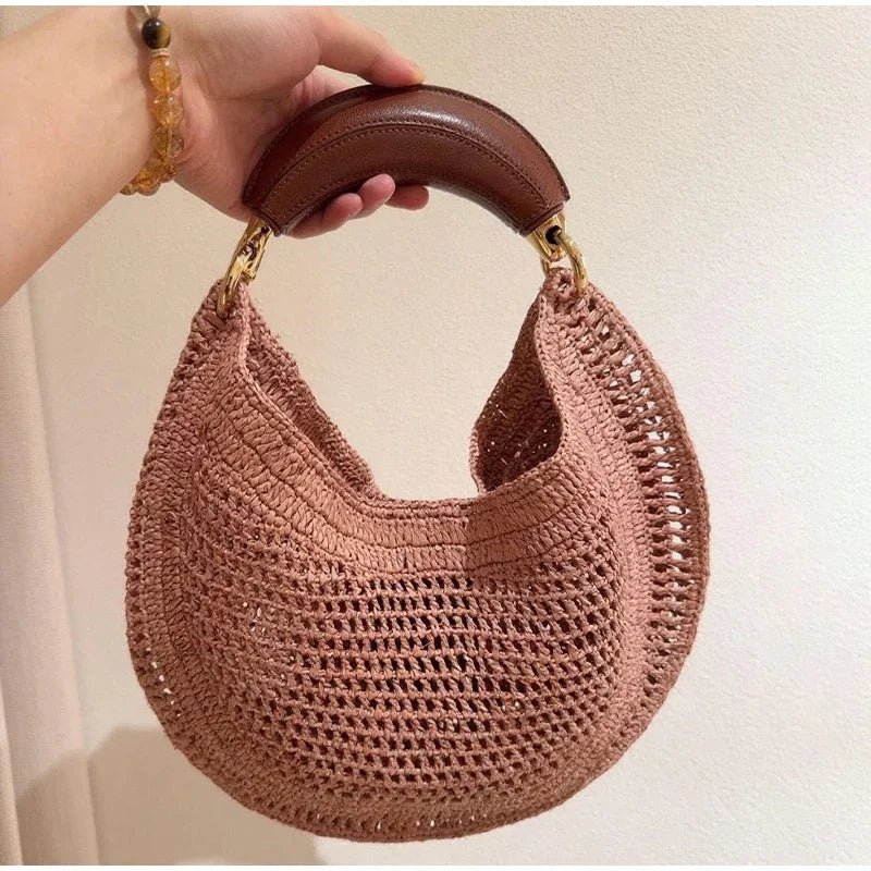 Sac hobo tressé Amanda