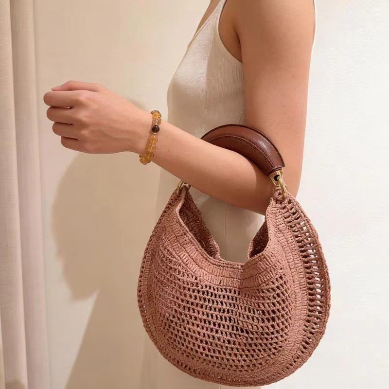 Sac hobo tressé Amanda
