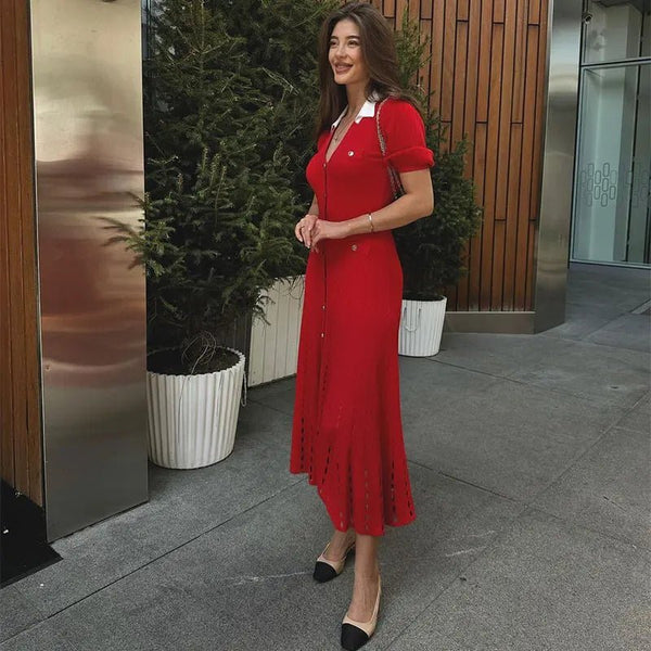 Robe en maille Amelia