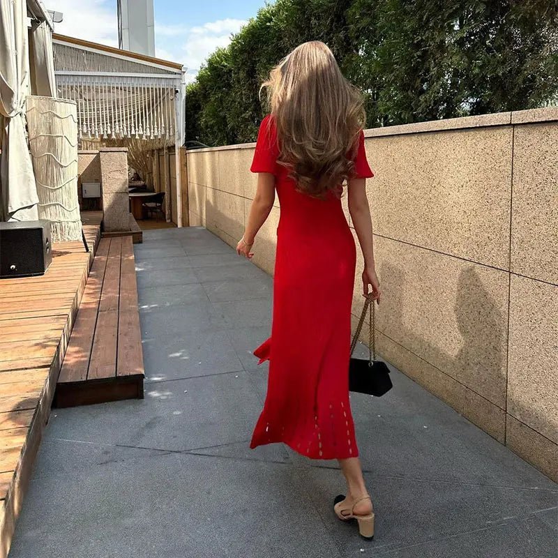 Robe en maille Amelia