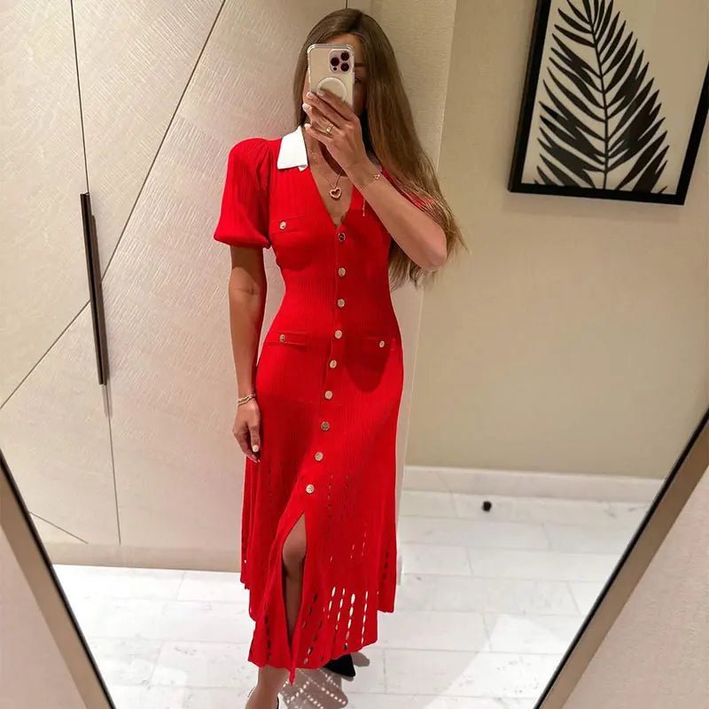 Robe en maille Amelia