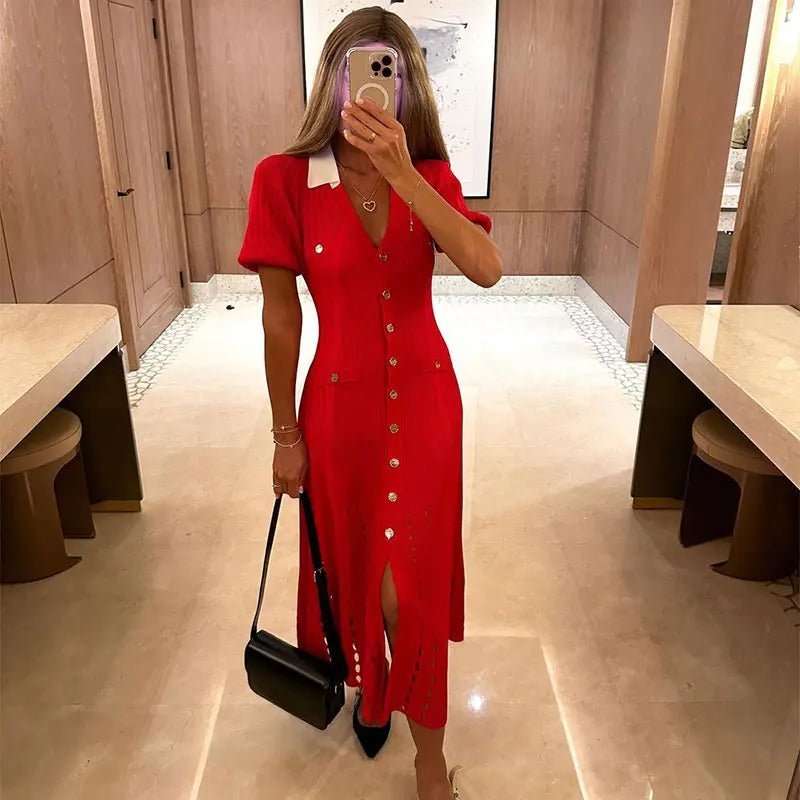 Robe en maille Amelia