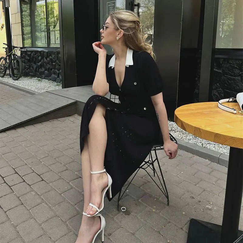 Robe en maille Amelia