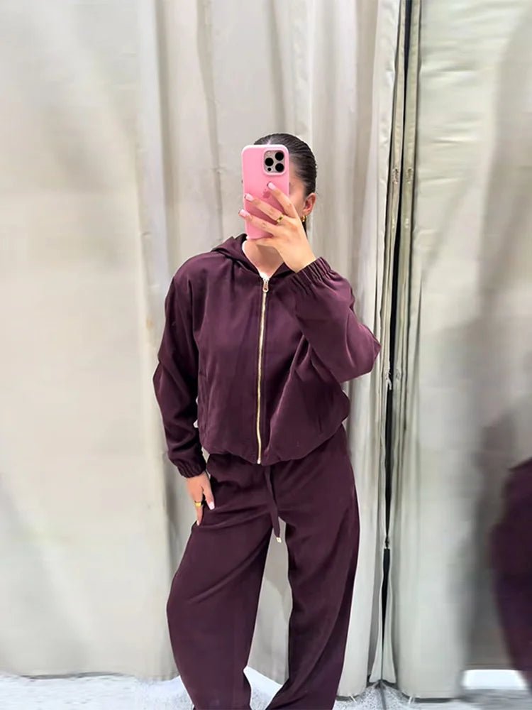 Ensemble de survêtement à capuche Amirah