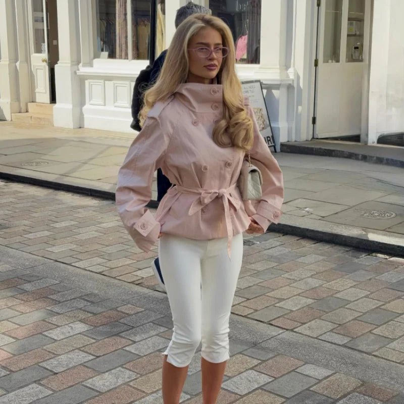 Veste trench ceinturée Amy