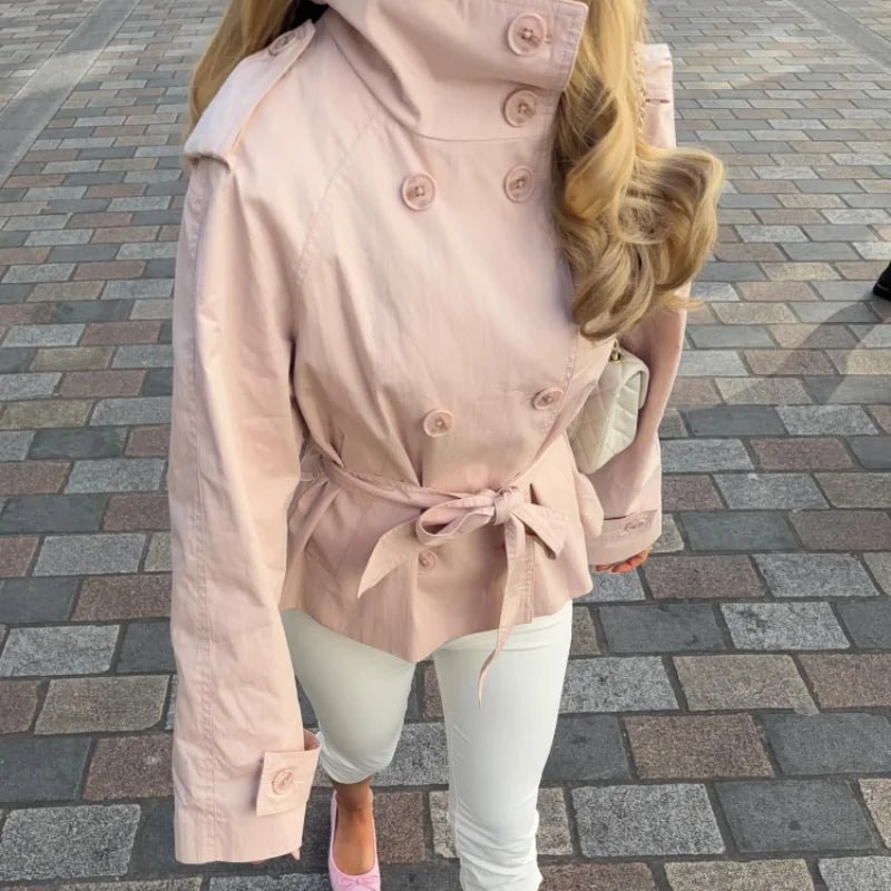 Veste trench ceinturée Amy