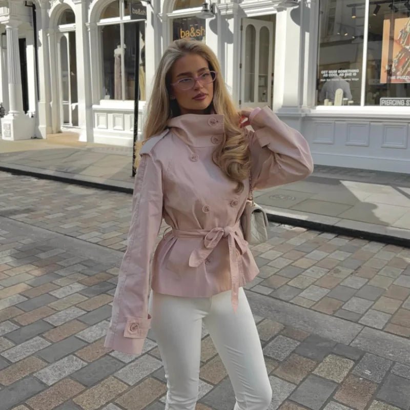 Veste trench ceinturée Amy