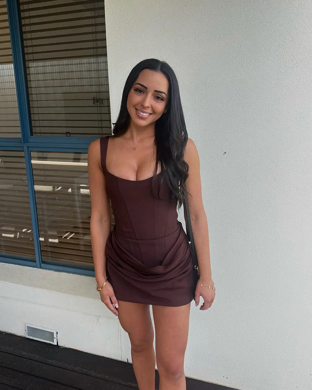 Robe courte sans manches Amy