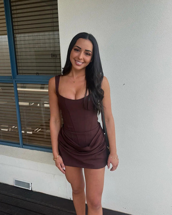 Robe courte sans manches Amy