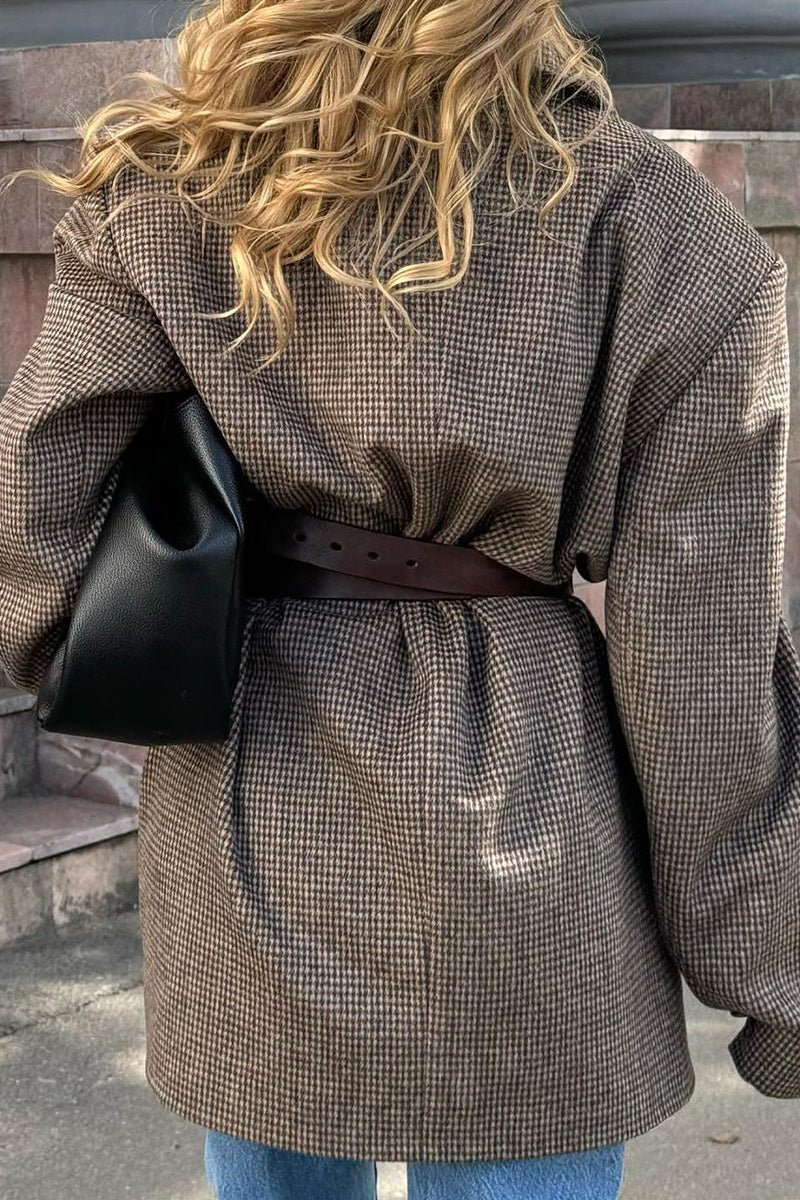 Manteau structuré en tweed Anna