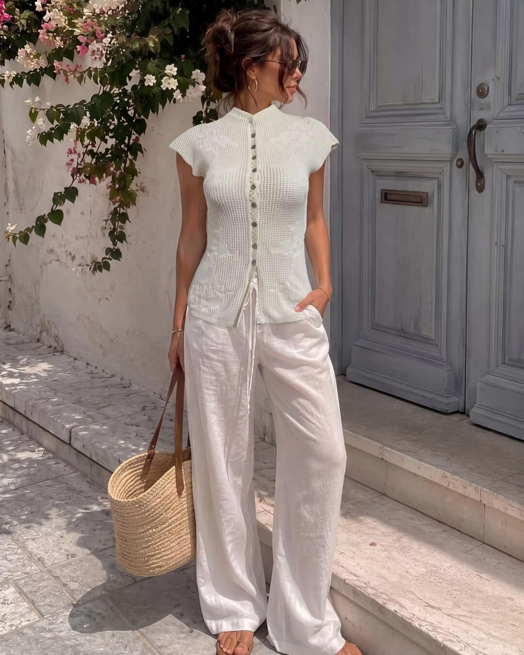 Anne Knitted Cardigan Top