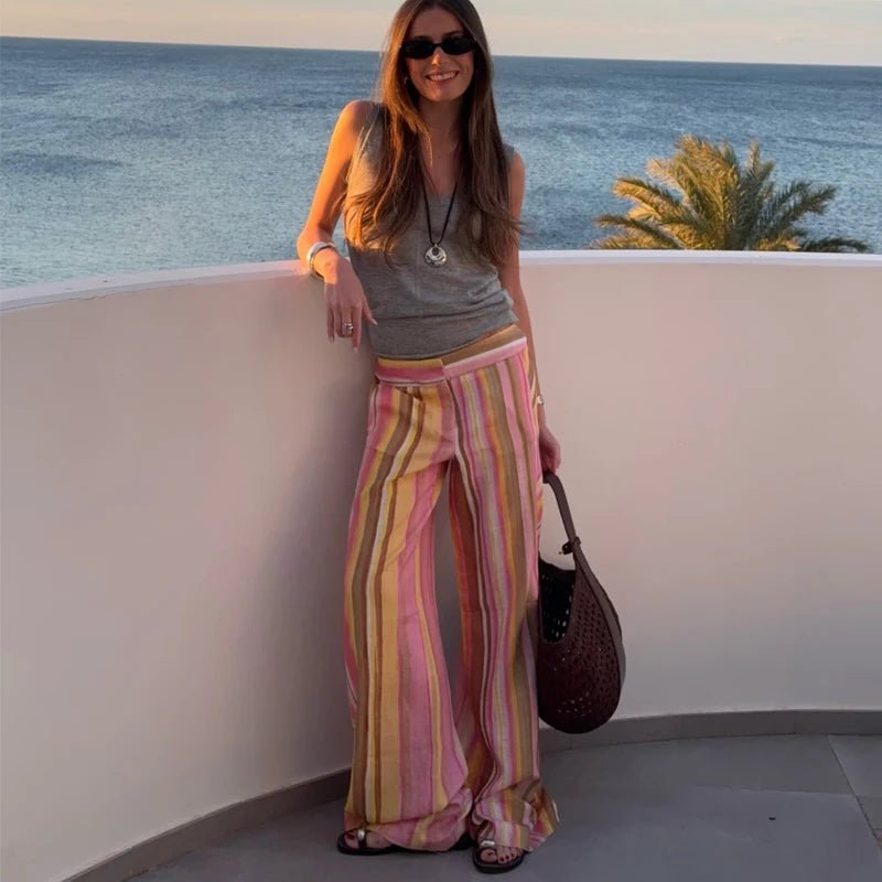Pantalon palazzo ample Anne