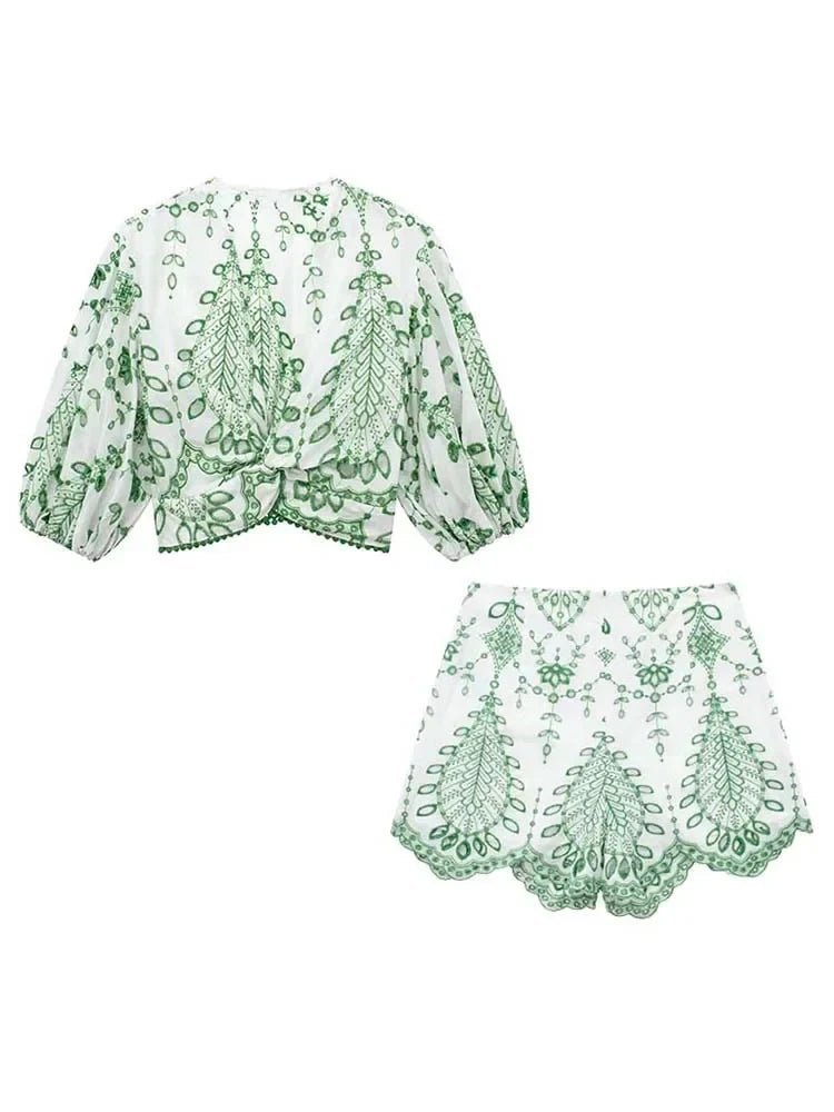Ensemble short brodé Aoife