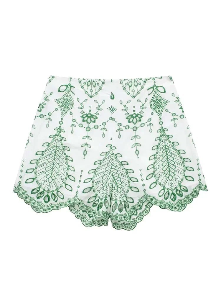 Ensemble short brodé Aoife