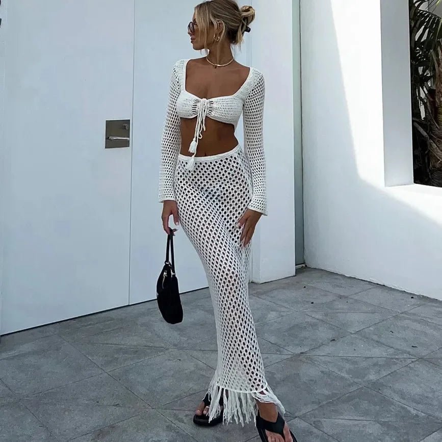 Ensemble Ashley avec jupe et haut en crochet