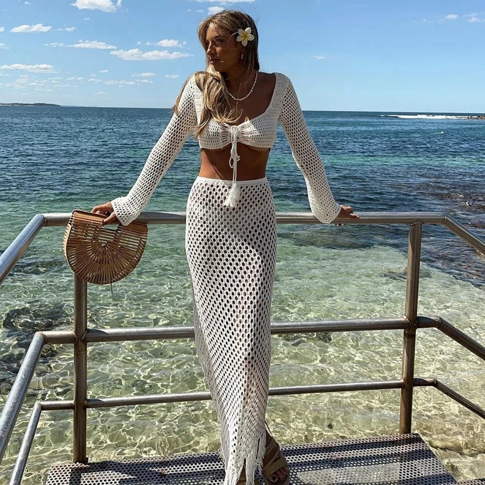 Ensemble Ashley avec jupe et haut en crochet