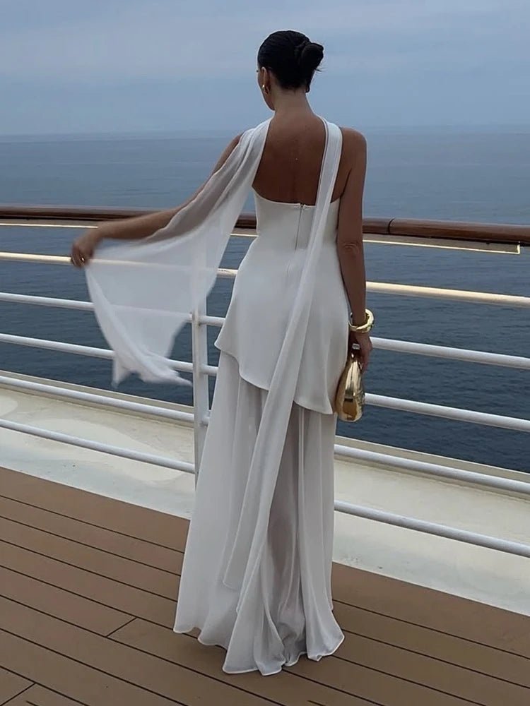 Robe longue à bustier sans bretelles Astoria