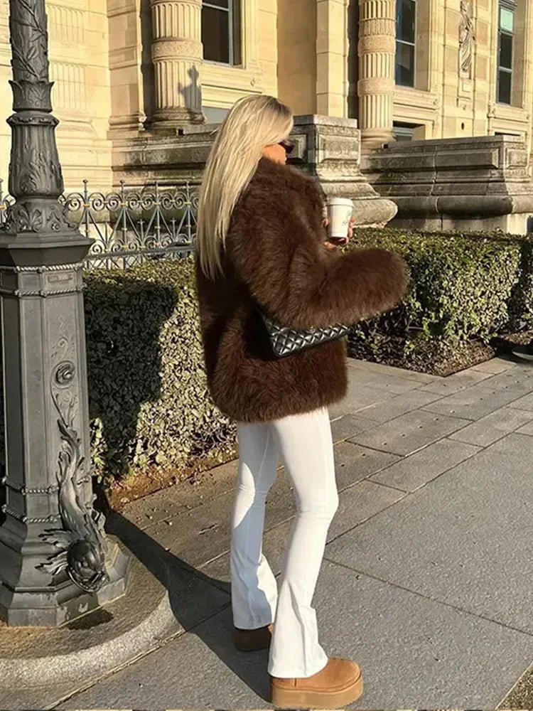 Veste en fausse fourrure Audrey