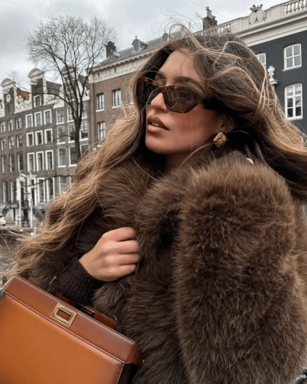 Veste en fausse fourrure Audrey